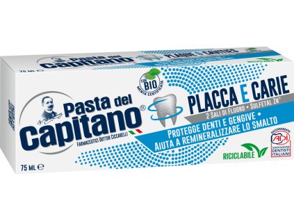 Pasta del Capitano 75ml Placca E Carie zubní pasta 8002140039010