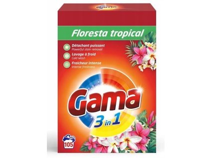 Gama (Vizir) prací prášek 6,3kg 105W Floresta Tropical Universal 8435495837787