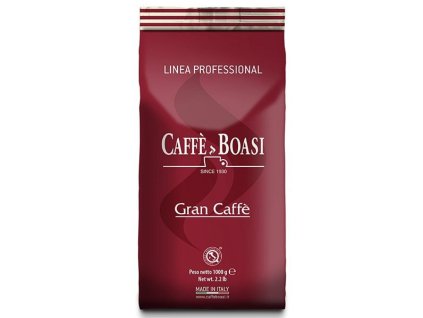Caffé Boasi 1kg Gran Café zrnková káva červené 8003370061109