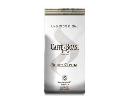 Caffé Boasi 1kg Super Crema zrnková káva bílé 8003370071108