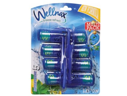 Wellnax WC závěska 4x50g barvící Lemon 8694732004041