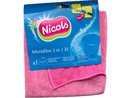 Nicols Microfibre 2 in 1 XL 50x70cm utěrka na podlahy z mikrovlákna 5410721649993