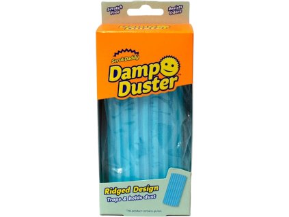 Scrub Daddy Damp Duster modrý houbička na utírání prachu 5060481023771