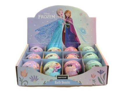 Bath Bombs Frozen 100g 12ks šumivá koule do koupele 8721073611383
