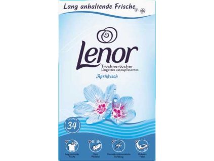 Lenor vlhčené ubrousky do sušičky 34ks modré 8001090747723