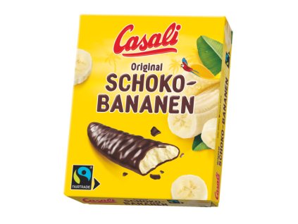Casali Schoko-Bananen 150 g (BANÁNY V ČOKOLÁDĚ)