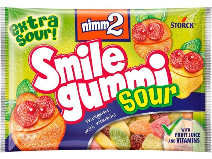 Nimm 2 Smilegummi Sour 100 g