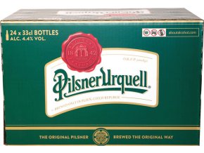 Pilsner Urquell světlý ležák 0,33L sklo export  (KT=24ks)