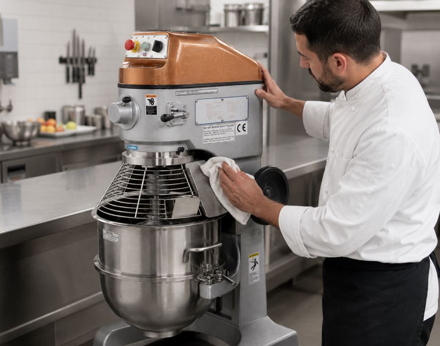 Údržba a čištění profesionálního kuchyňského robota