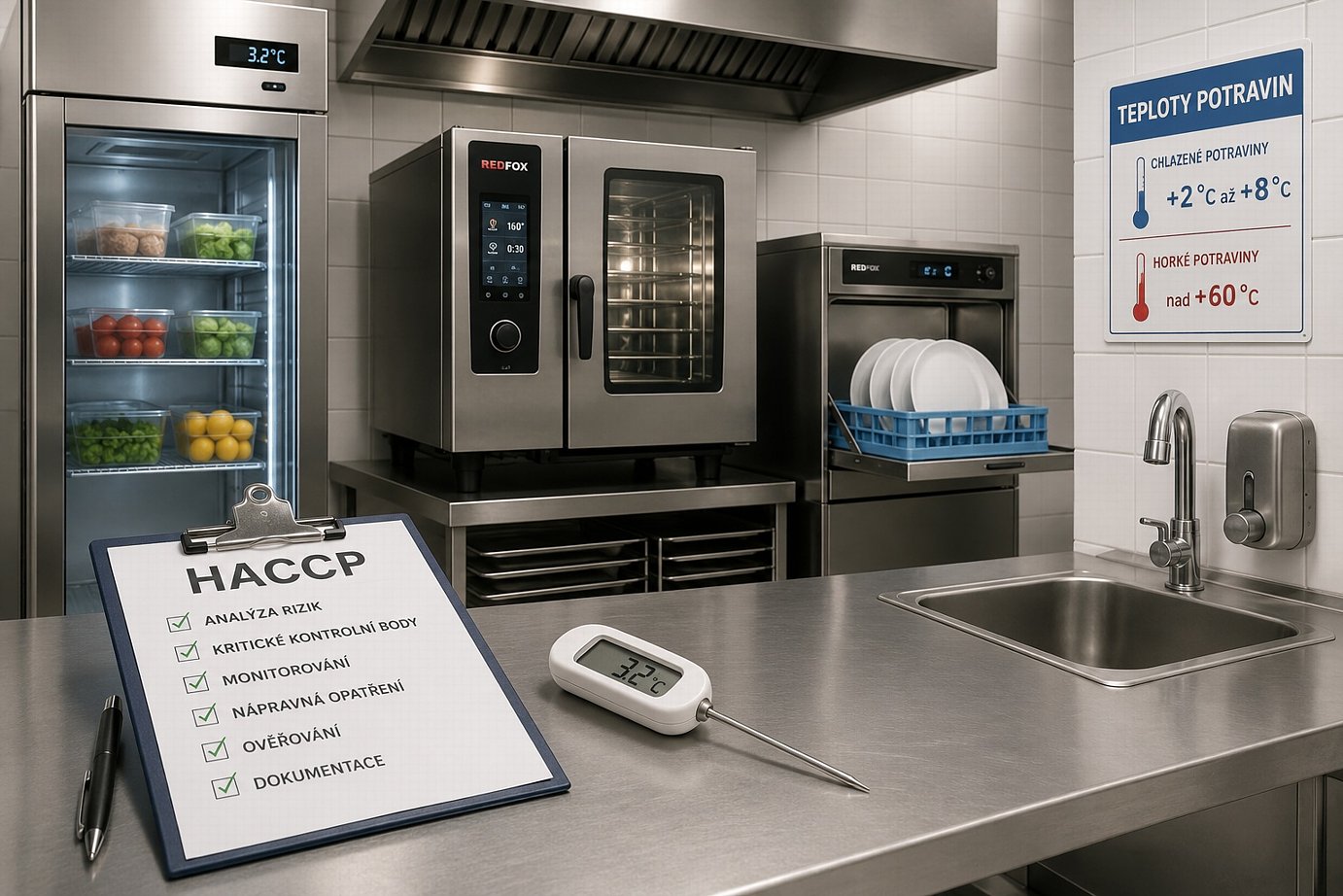 Gastro vybavení a normy HACCP: na co dohlíží hygiena