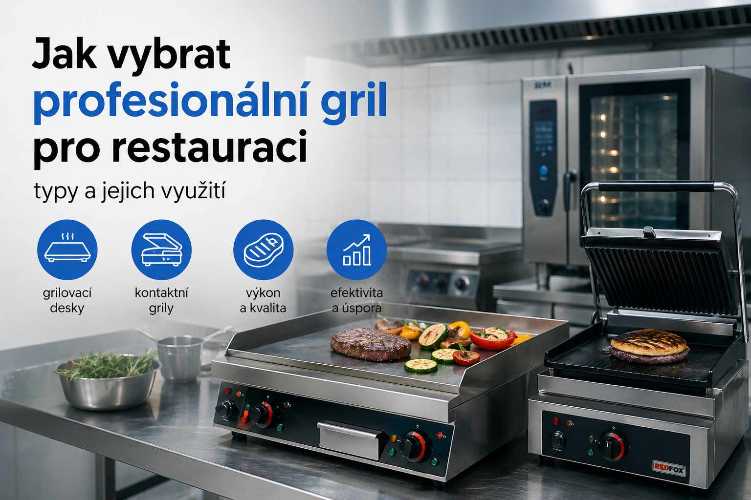 Jak vybrat profesionální gril pro restauraci: typy a jejich využití