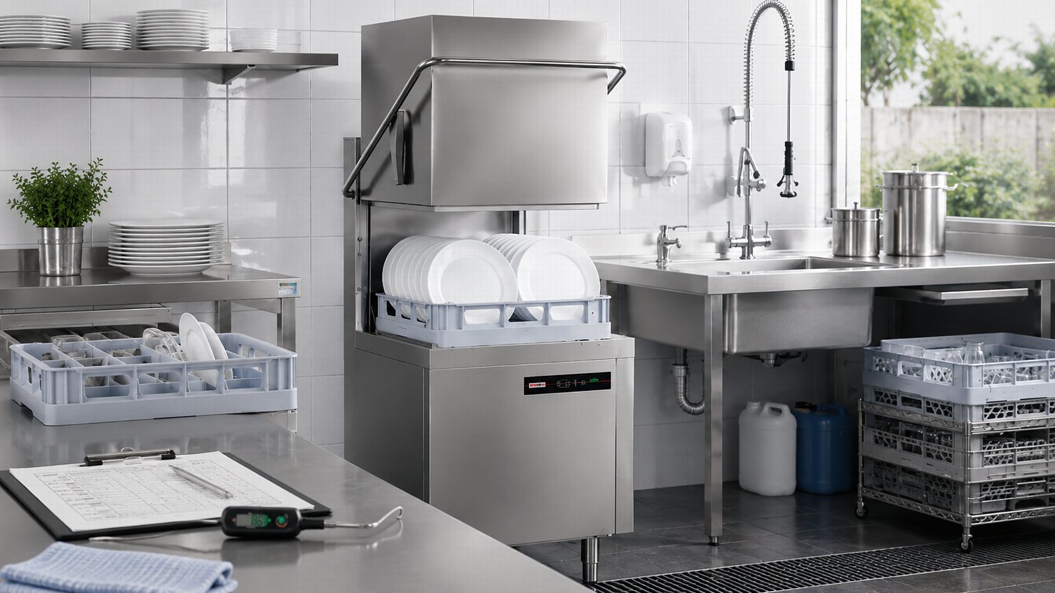 HACCP požadavky na mytí nádobí – teploty a dokumentace