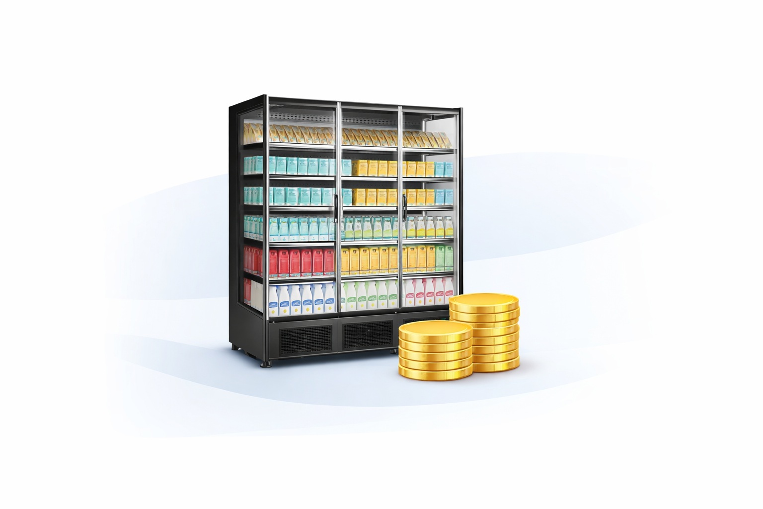 Novinky v sortimentu: přístěnné chladicí vitríny pro efektivní prodej potravin