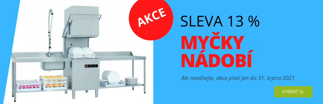 Gastro myčky nádobí nyní se slevou