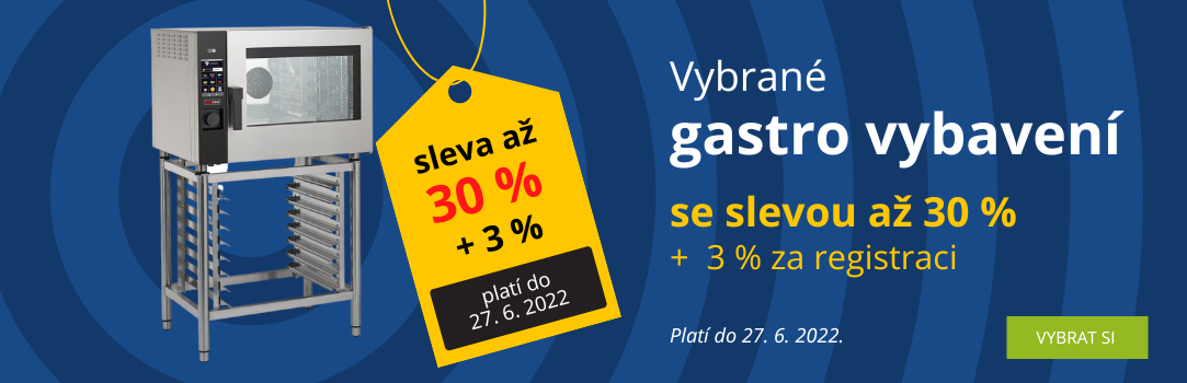 Ušetřete až 30 % na gastro vybavení