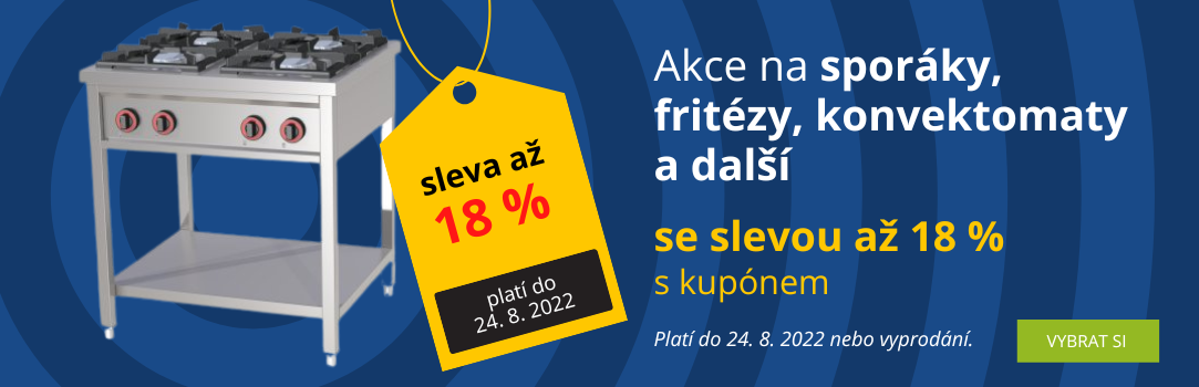 Gastro vybavení pro smažení nyní se slevou až 26 %