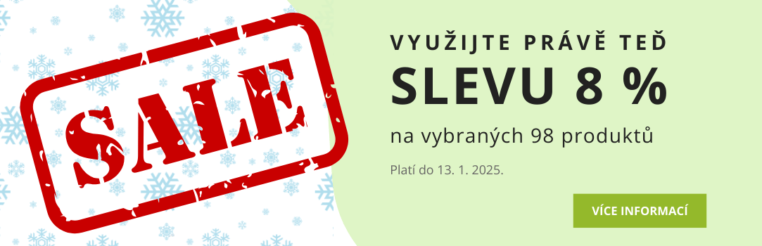 Využijte novoroční výprodej a ušetříte