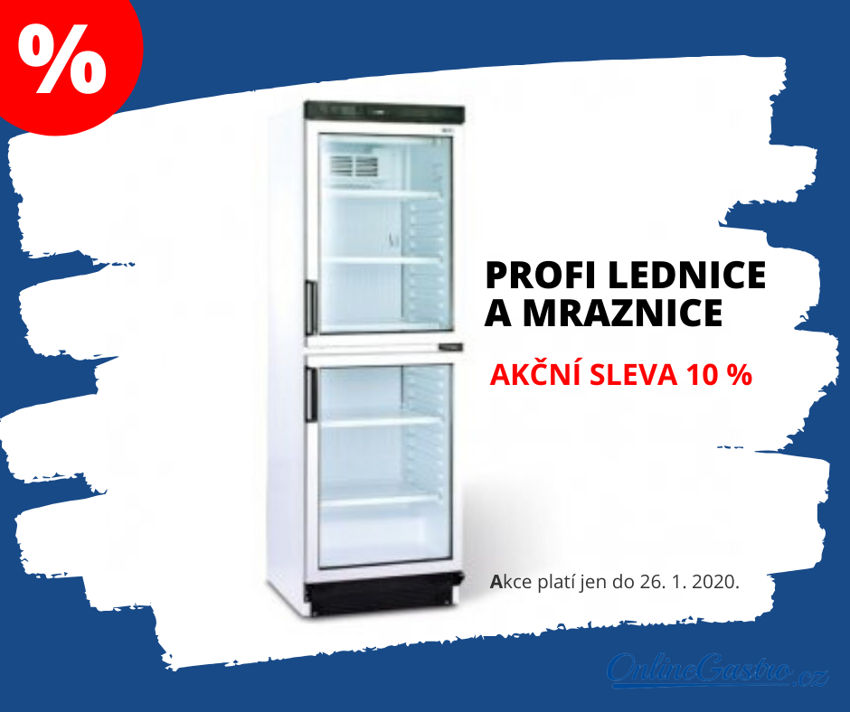Profi lednice a mraznice nyní se slevou 10 %