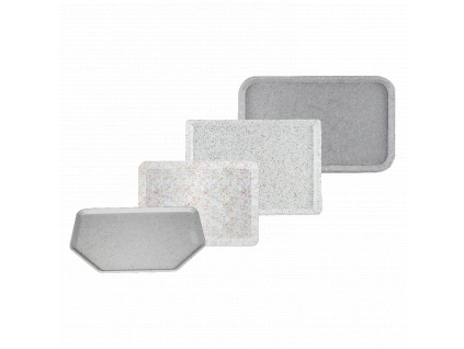 Podnos polyester 50x35 sůl/pepř - Hexagonal
