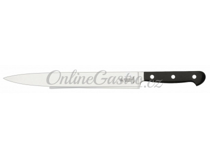 Nůž kuchařský (25cm, černý)