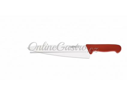 Nůž kuchařský 26 cm - červený