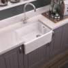 nuie fireclay single bowl belfast kitchen sink white 595mm be10024 p7650 40986 image