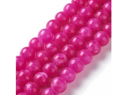 Jadeit 8 mm (návlek 46 - 48 korálků)