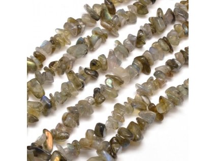 Labradorit hnědošedý