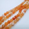 achát 8 mm oranžový 1