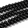 Obsidián černý 8 mm (návlek 43 - 44 korálků)