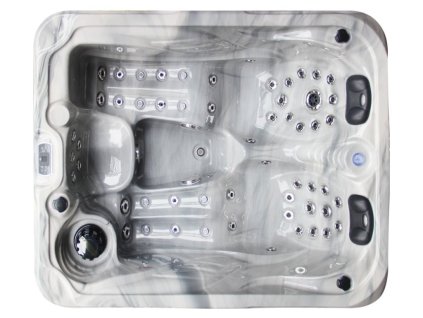 Odyssey Opal színű kültéri masszázsmedence, exkluzív wellness élmény