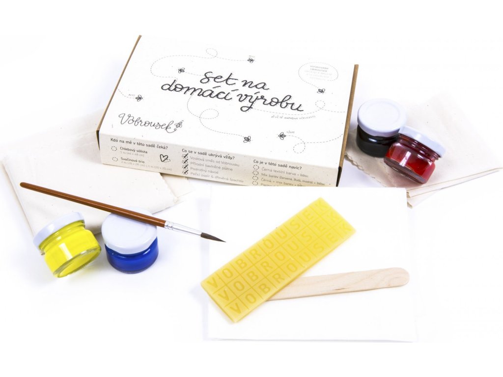 SADA NA DOMÁCÍ VÝROBU (Velikost Chlebový sólista, Barvičky Černá barva, Šablony Žádné)