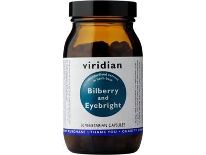 Viridian Bilberry and Eyebright, 90 kapslí