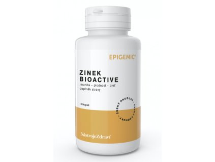 Epigemic Zinek BioActive BIO, 90 kapslí