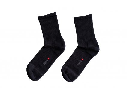 Ovecha Ponožky s jemným sevřením lemu s mikroplyšem, tmavě šedá, vel. 31-32