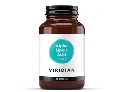 Viridian Alpha Lipoic Acid 200mg, 90 kapslí