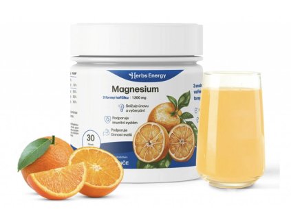 Herbs Energy Magnesium Pomeranč 1200 mg, 30 dávek