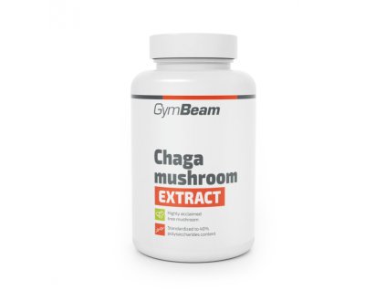 GymBeam Extrakt z houby Chaga (rezavec šikmý), 90 kaps.