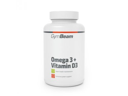 GymBeam Omega 3 + Vitamín D3, 90 kaps.