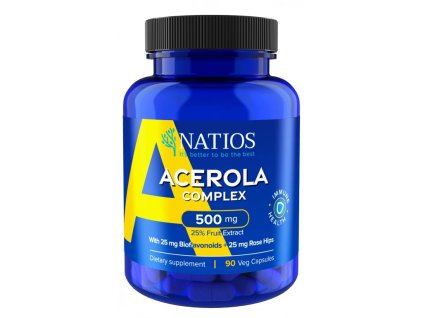 Natios Acerola Complex 500 mg, 90 kapslí