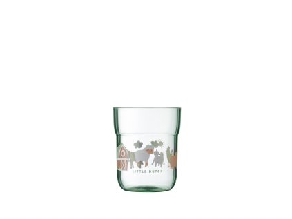 children s glass mepal mio 250 ml little farm