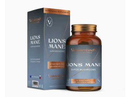 Vesantech Laboratories Lions mane super mushrooms, 60 kapslí