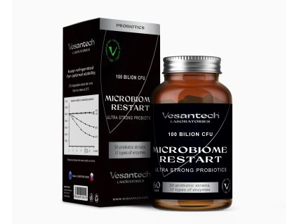 121894 vesantech laboratories probiotika microbiome restart 60 kapsli