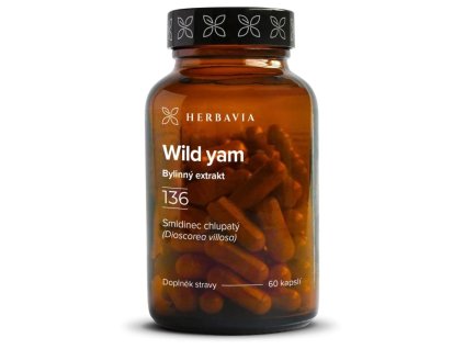 Herbavia Wild yam - Smldinec chlupatý, 60 kapslí
