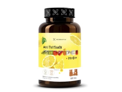 121198 herbavia multivitamin medvidci probio 60 ks