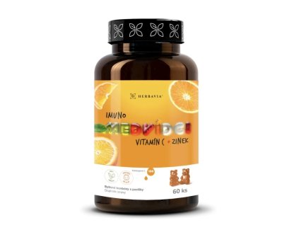 Herbavia Imuno medvídci vitamín C + zinek, 60 ks
