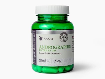 Anjolie Andrographis 98% extrakt, 60 kapslí