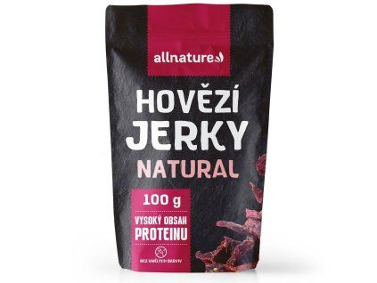 Allnature BEEF Natural Jerky, 100 g