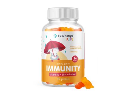 123016 futunatura kids immunity gumove bonbony na podporu imunity pro deti 60ks