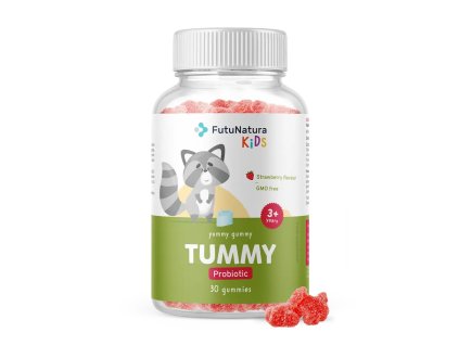 123025 futunatura kids tummy gumove bonbony na podporu traveni pro deti 30ks